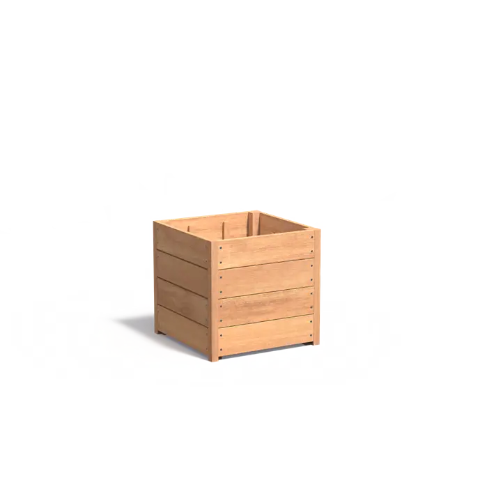 Hardhouten plantenbak Carrez HS8