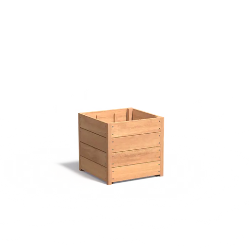 Hardhouten plantenbak Carrez HS8