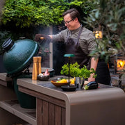 Big Green Egg met station