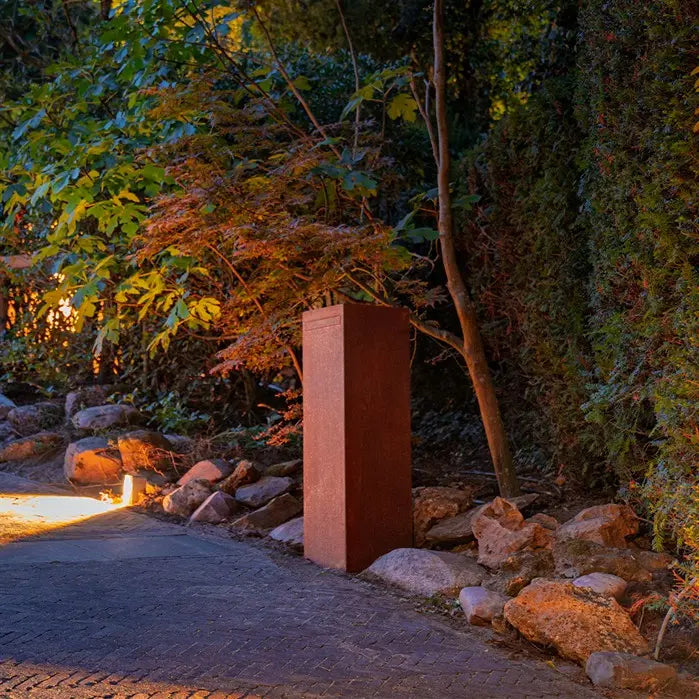 Sfeer cortenstaal brievenbus Nox