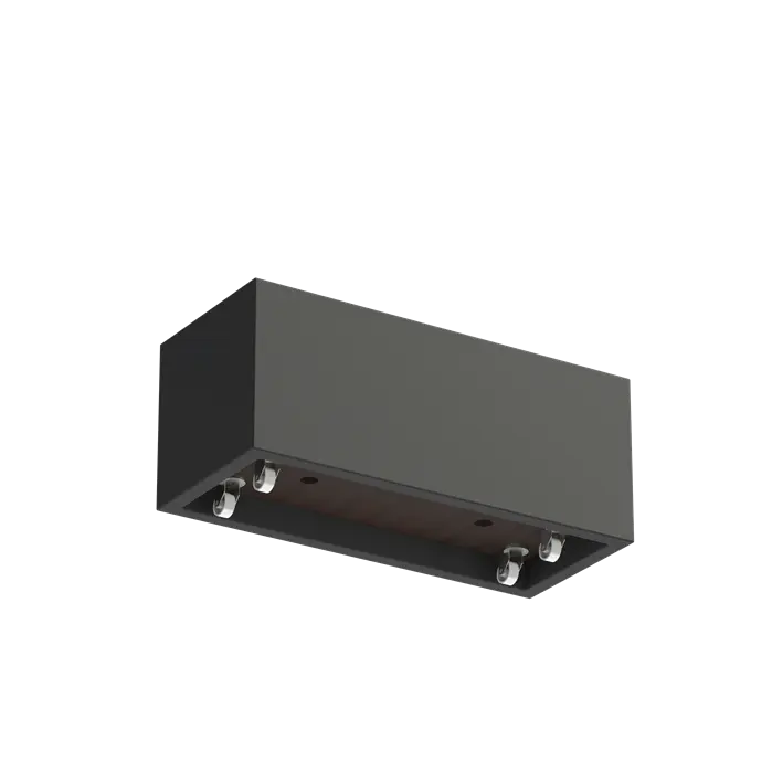 Polyester plantenbak met wielen PBWL23.2