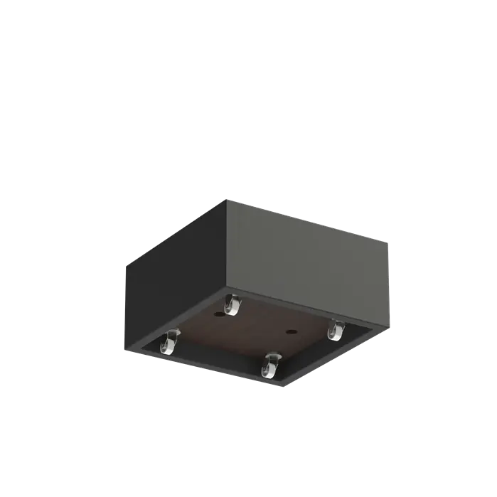 Polyester plantenbak met wielen PBWL6.3