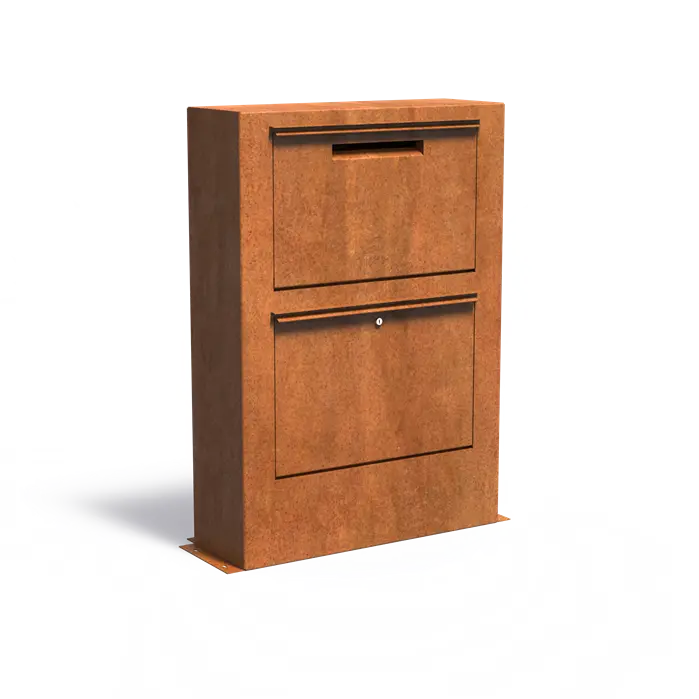 Adezz corten pakketbrievenbus Paca PPS1