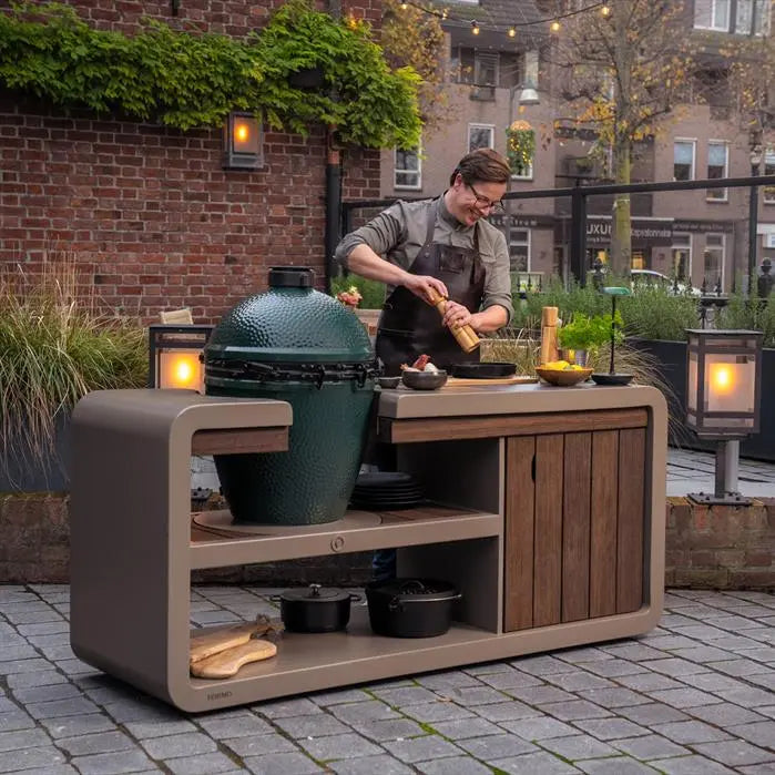 Kamado Station met big green egg 2