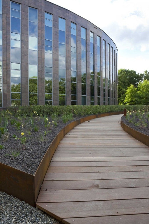 cortenstaal kantopsluiting recht