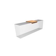 Hardhouten zitting Garapa RS.BL.500