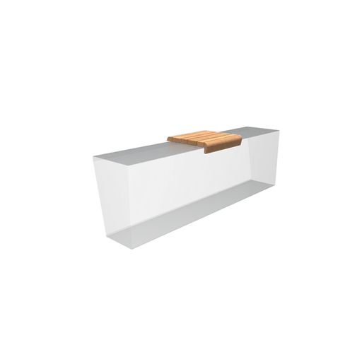 Hardhouten zitting Garapa RS.BL.500