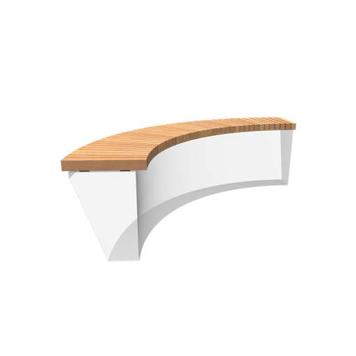 Garapa zitting binnenbocht RS.BS.CN1500