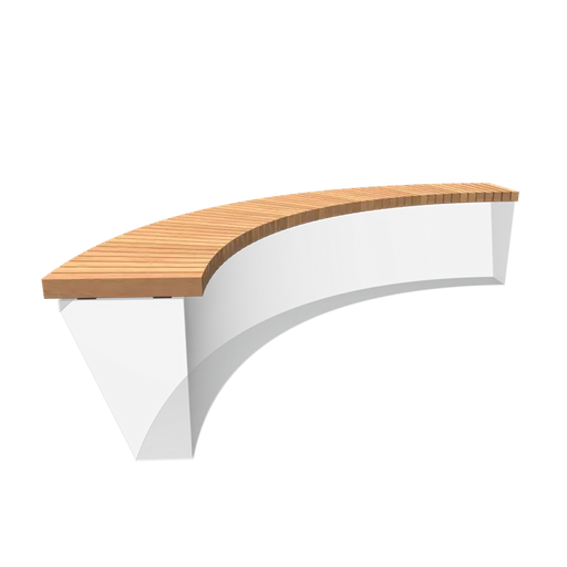 Garapa zitting binnenbocht RS.BS.CN2000