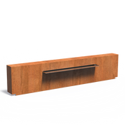 Adezz corten vijvermuur vast VCM1.1.1500