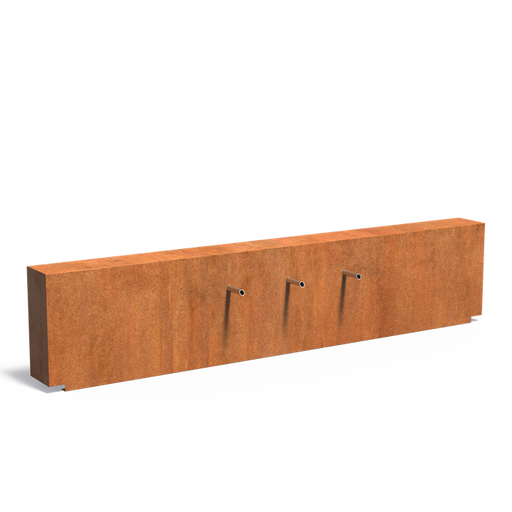 Adezz corten vijvermuur vast VCM1.1.3