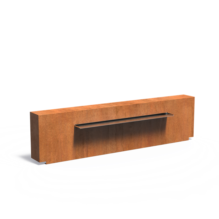 Adezz corten vijvermuur vast VCM1.2.1500