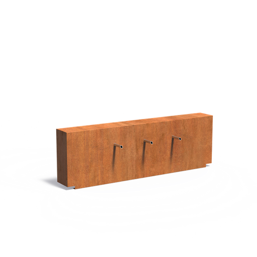 Adezz corten vijvermuur vast VCM1.3.3