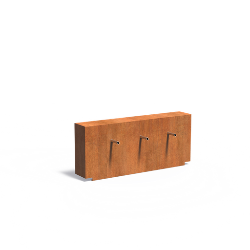 Adezz corten vijvermuur vast VCM1.4.3