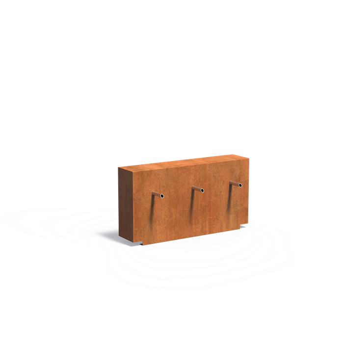 Adezz corten vijvermuur vast VCM1.5.3