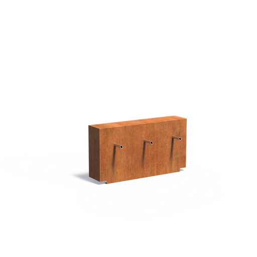 Adezz corten vijvermuur vast VCM1.5.3