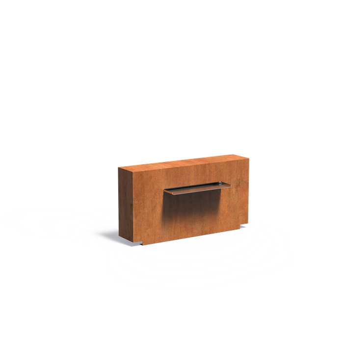 Adezz vijvermuur cortenstaal VCM1.5.600