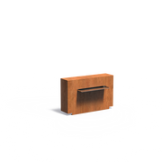 Adezz vijvermuur cortenstaal VCM1.6.600