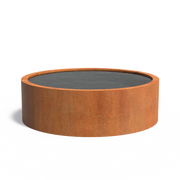 ronde cortenstaal vijver VCR.2