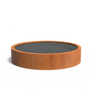 ronde cortenstaal vijver VCR.3