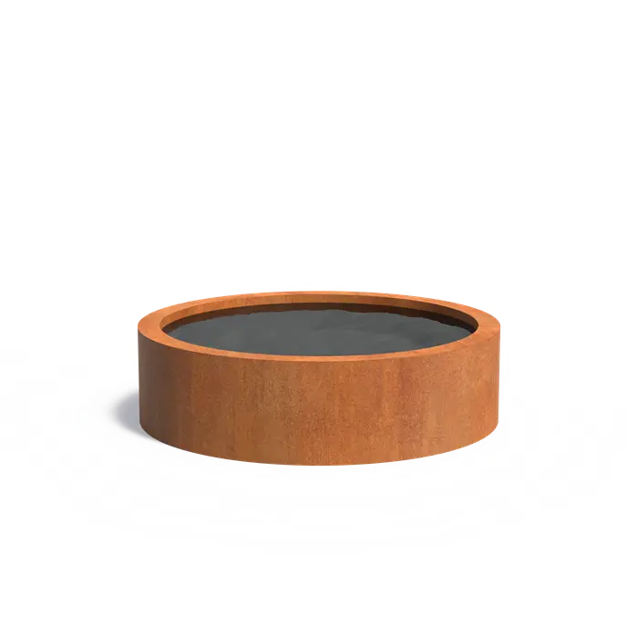 ronde cortenstaal vijver VCR2.3