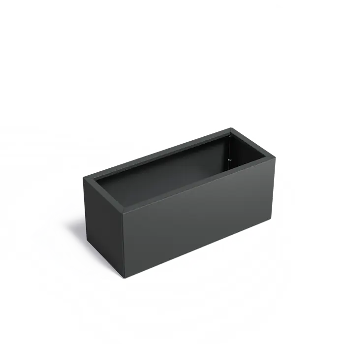 CARREZ Connect Pflanzkübel ohne Boden – pulverbeschichtet | 120 x 50 x 50 cm