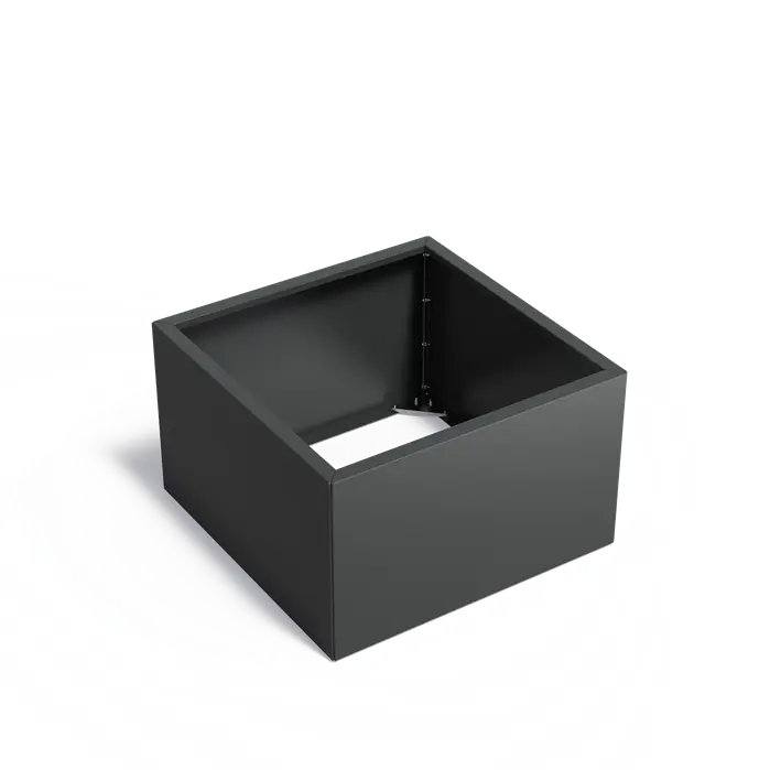 CARREZ Connect Pflanzkübel ohne Boden – pulverbeschichtet | 100 x 100 x 60 cm