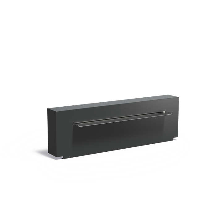 Adezz vaste aluminium vijverwand VM1.3.1500