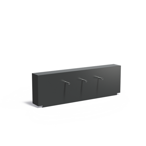 Adezz vaste aluminium vijverwand VM1.3.3