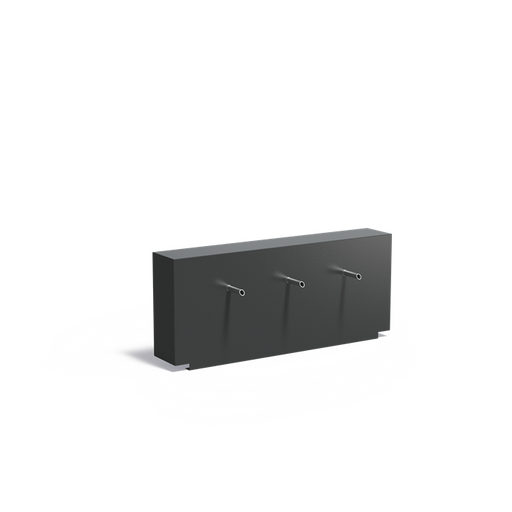 Adezz vaste aluminium vijverwand VM1.4.3