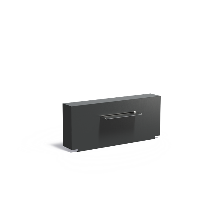 Adezz vaste aluminium vijverwand VM1.4.600