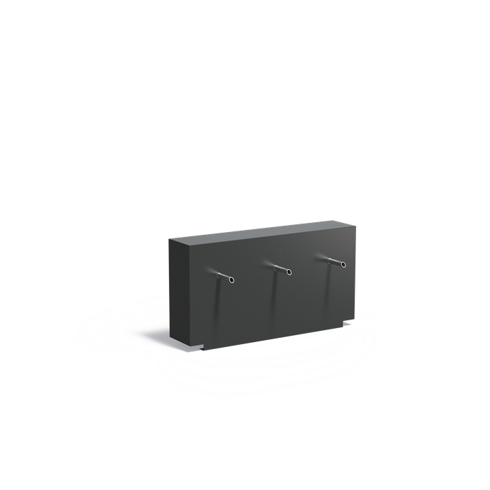 Adezz vaste aluminium vijverwand VM1.5.3