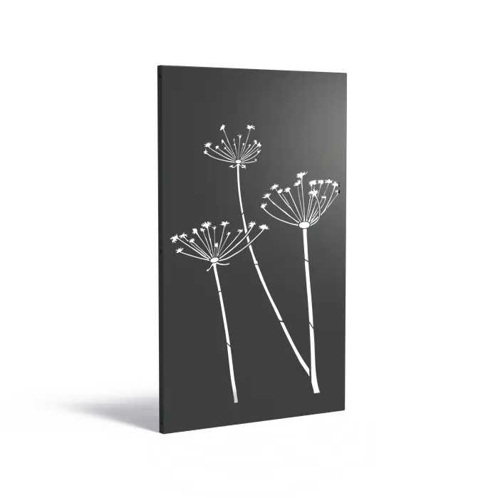 Gecoat staal paneel NATURE met gelaserd motief (VPN4)