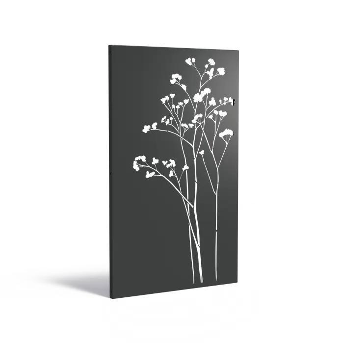 Gecoat staal paneel NATURE met gelaserd motief (VPN7)