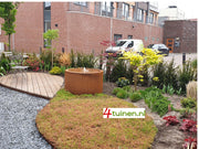 Cortenstaal watertafel sfeer