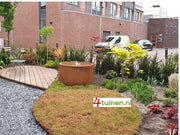 Cortenstaal watertafel sfeer