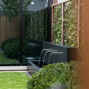 Sfeer aluminium vijver met 3 uitlopen