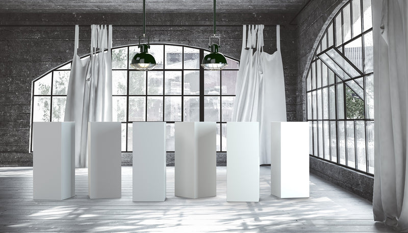 Adezz aluminium sokkel wit