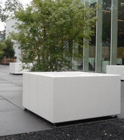 Sfeer aluminium sokkel wit vierkant