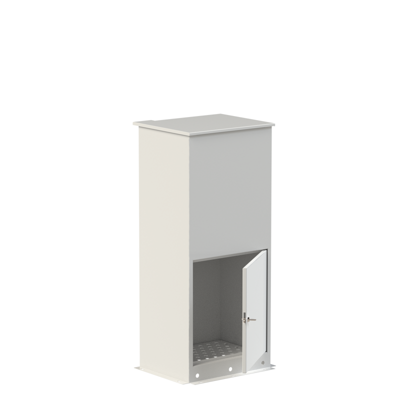 Pakket-brievenbus CAS achterkant