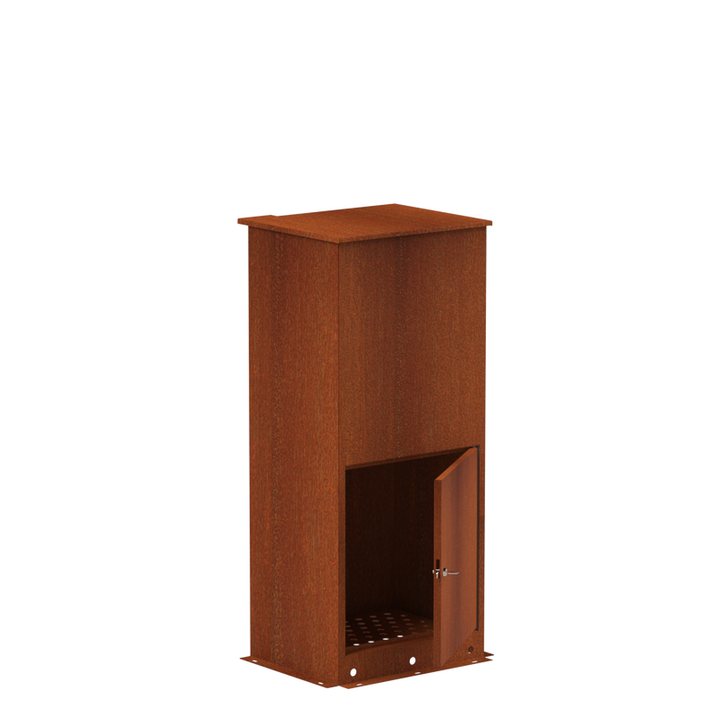 Pakketbrievenbus CASE Corten