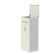 Pakket-brievenbus CASE - aluminium