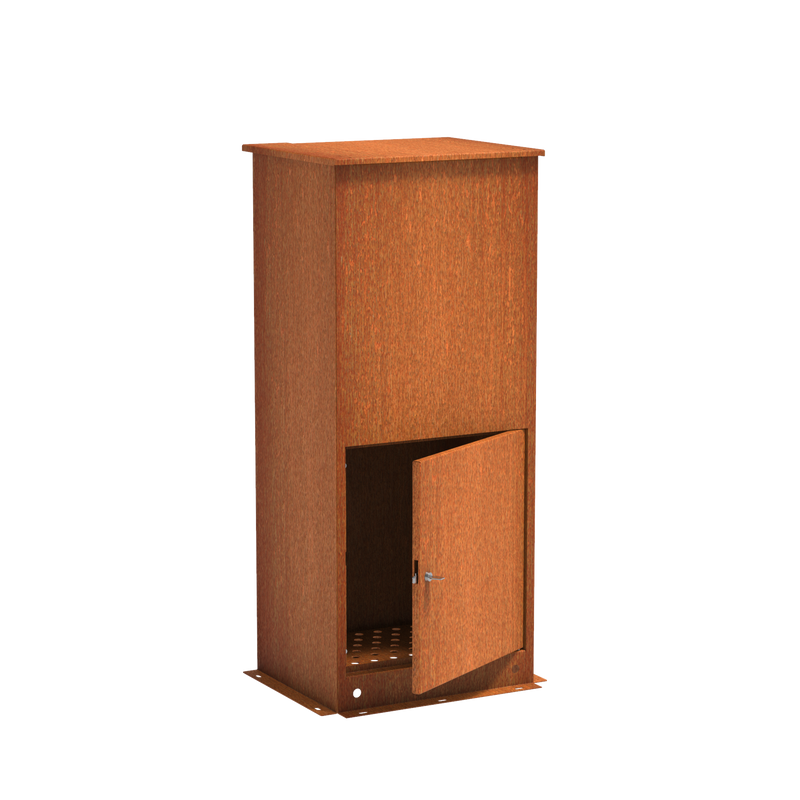 Pakketbrievenbus CASE Corten