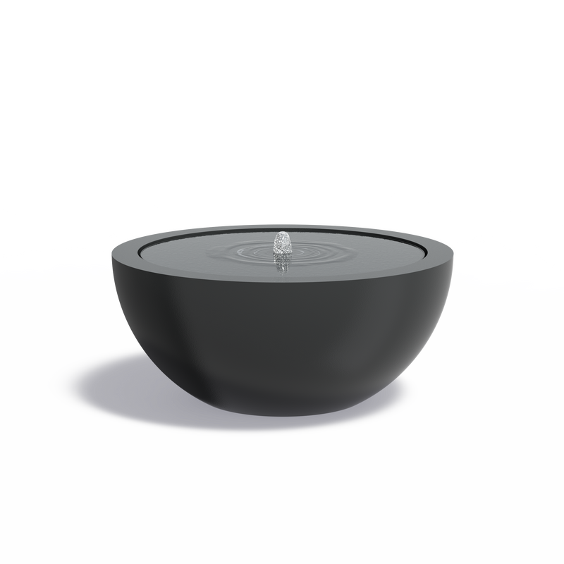Wassertisch BAYOU aus beschichtetem Stahl inkl. LED & Pumpe ø 1200 × 531 mm
