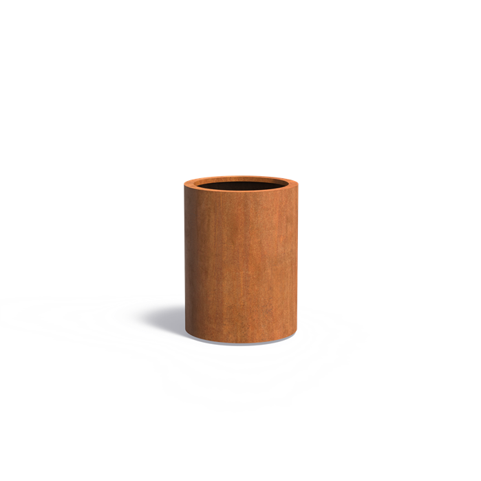 CIRCUM met bodem ø 60 × 80 cm - Cortenstaal plantenbak