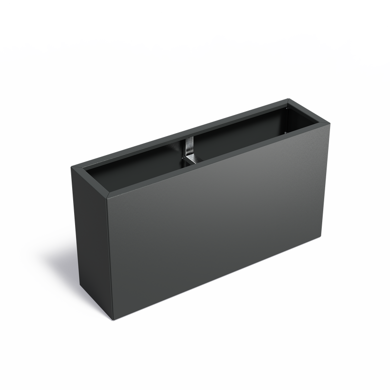 CARREZ Connect Pflanzkübel ohne Boden – pulverbeschichtet | 150 x 40 x 80 cm