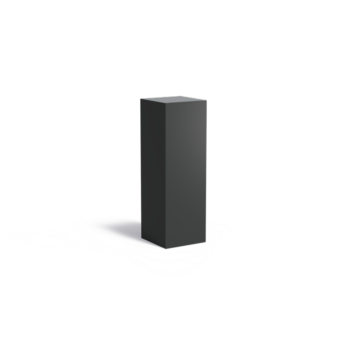 Aluminium sokkel | 40 x 40 x 120 cm