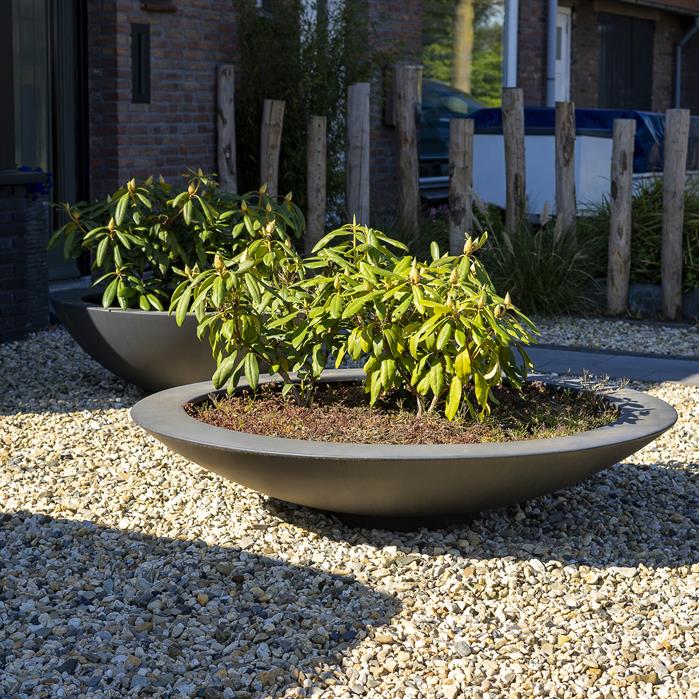 Polyester Pflanzschale CEDER | ø 120 × 40 cm