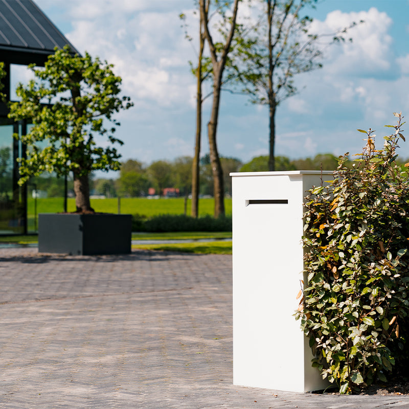 Aluminium pakketbrievenbus CASE 51 x 45 x 120 cm