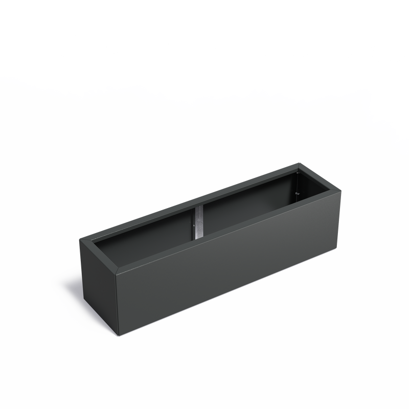 CARREZ Connect Pflanzkübel ohne Boden – pulverbeschichtet | 150 x 40 x 40 cm